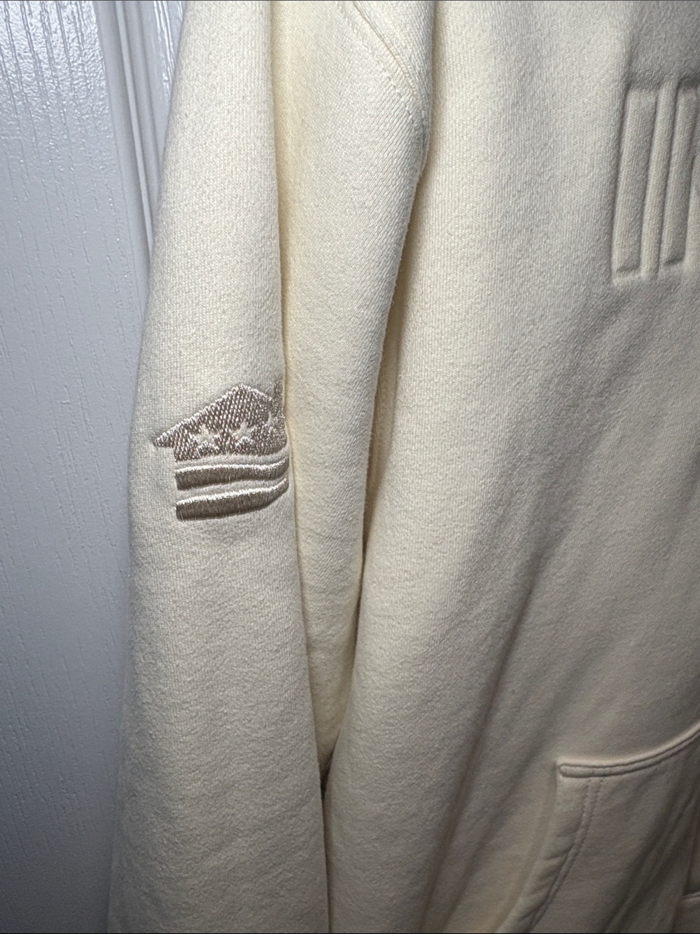 Inspire Embossed Pullover Hoodie - Inspire Brand - Cream - Picture 2 of 4